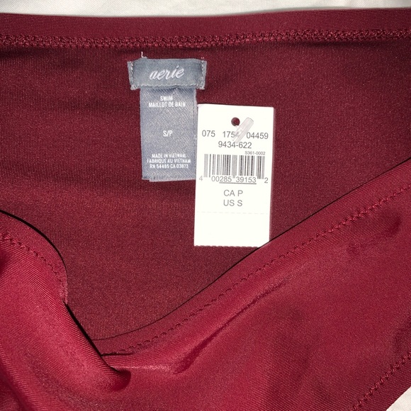 New burgundy aerie bikini bottoms - Picture 2 of 3